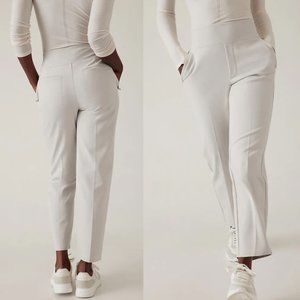 Athleta Women's Straight Leg Pants - White